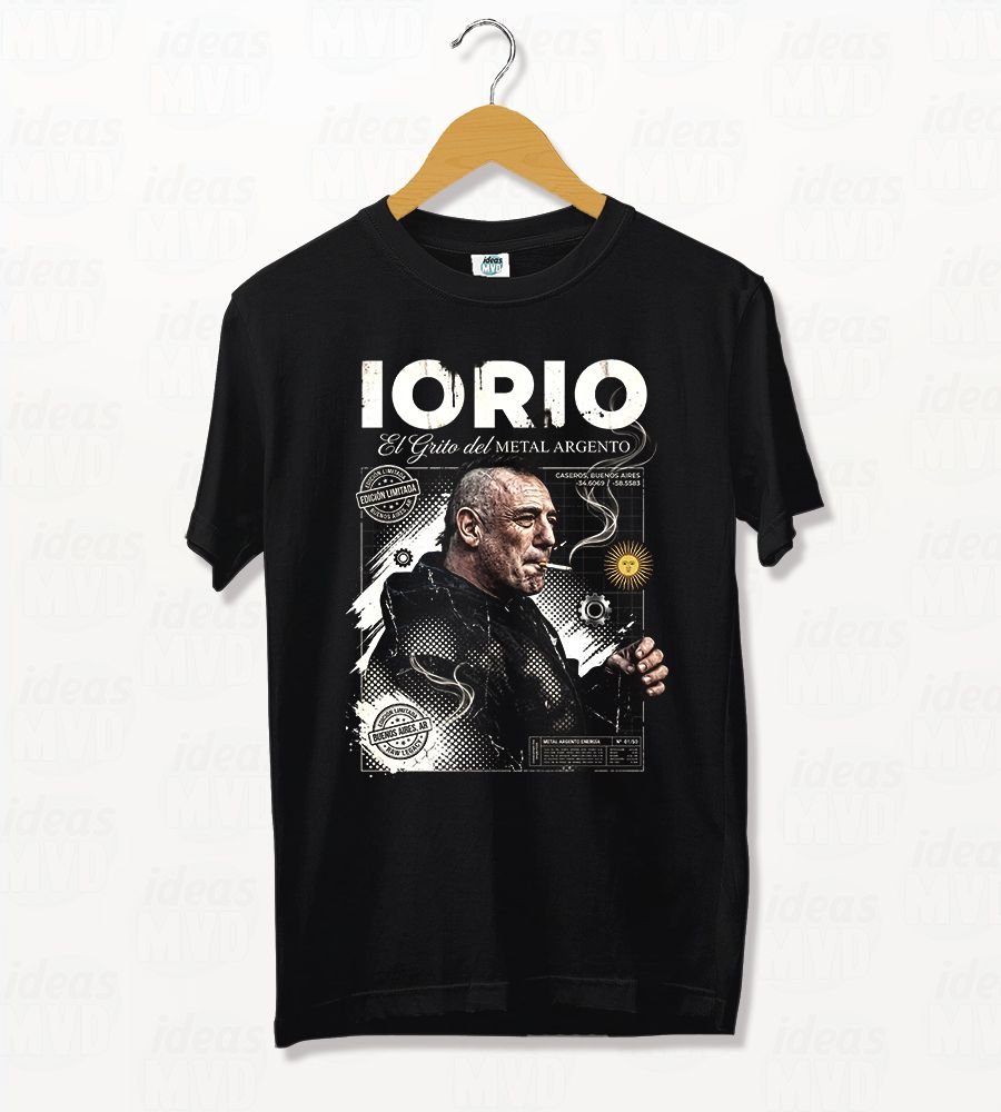 Remera Iorio (Negra)